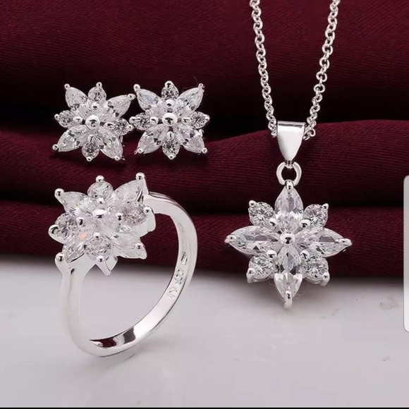 💎💚 Sterling silver 3 piece set - Picture 2 of 8